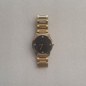 Guess Men's Gold and Black Watch